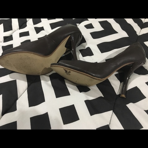 Brown open toe heels - Picture 4 of 5